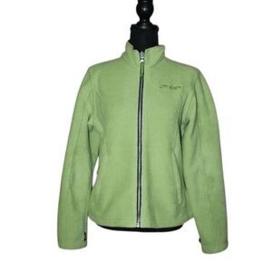 Spyder Green Full Zip Jacket- size 8